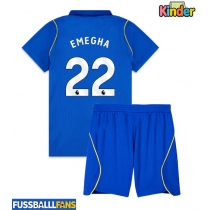 Chelsea Emmanuel Emegha #22 Heimtrikotsatz Kinder 2026-27 Kurzarm (+ Kurze Hosen)